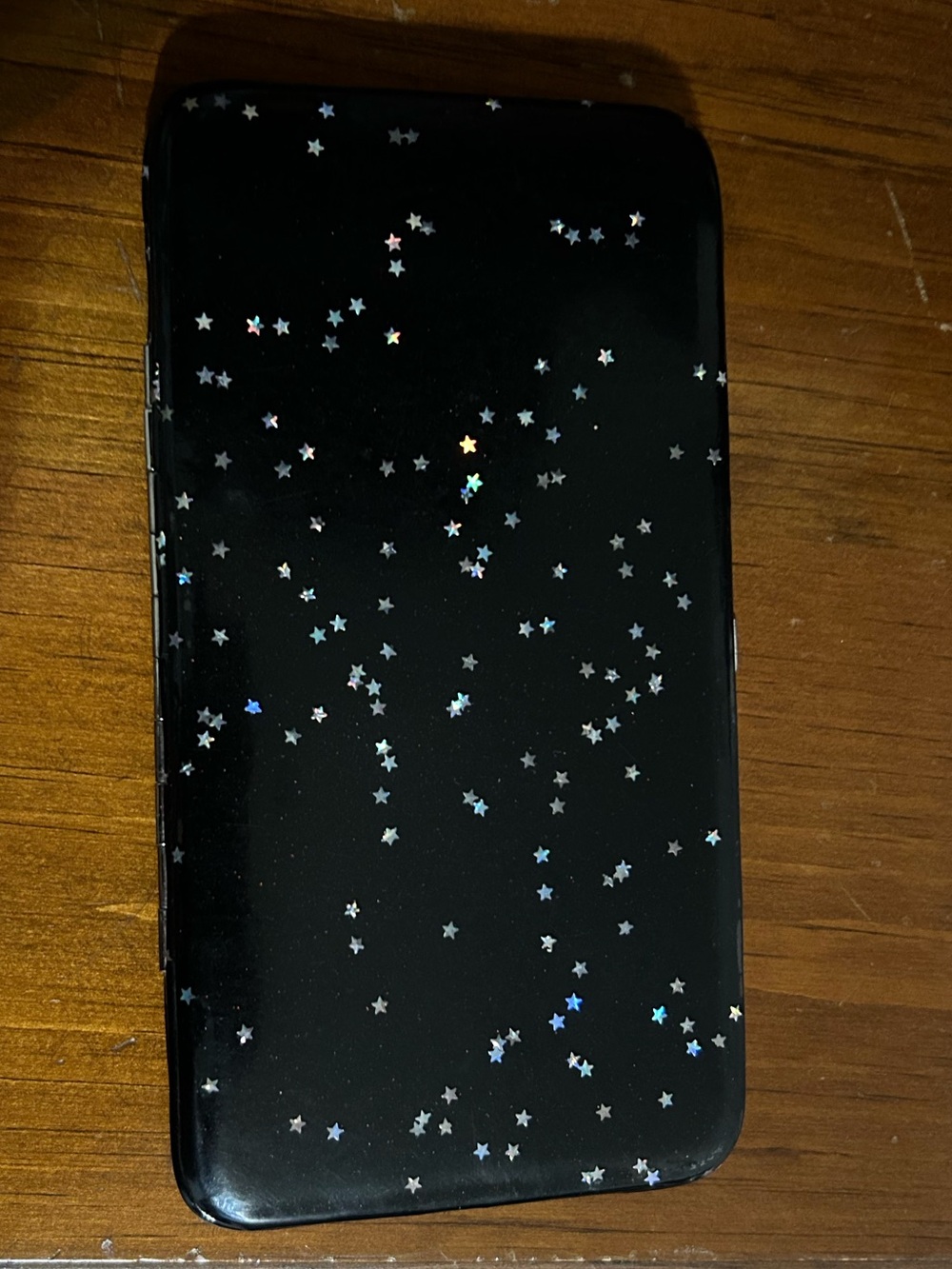 Black Starry Glitter Wallet